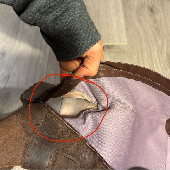 Brown Leather Knee-High Boots - Picture 7 of 7